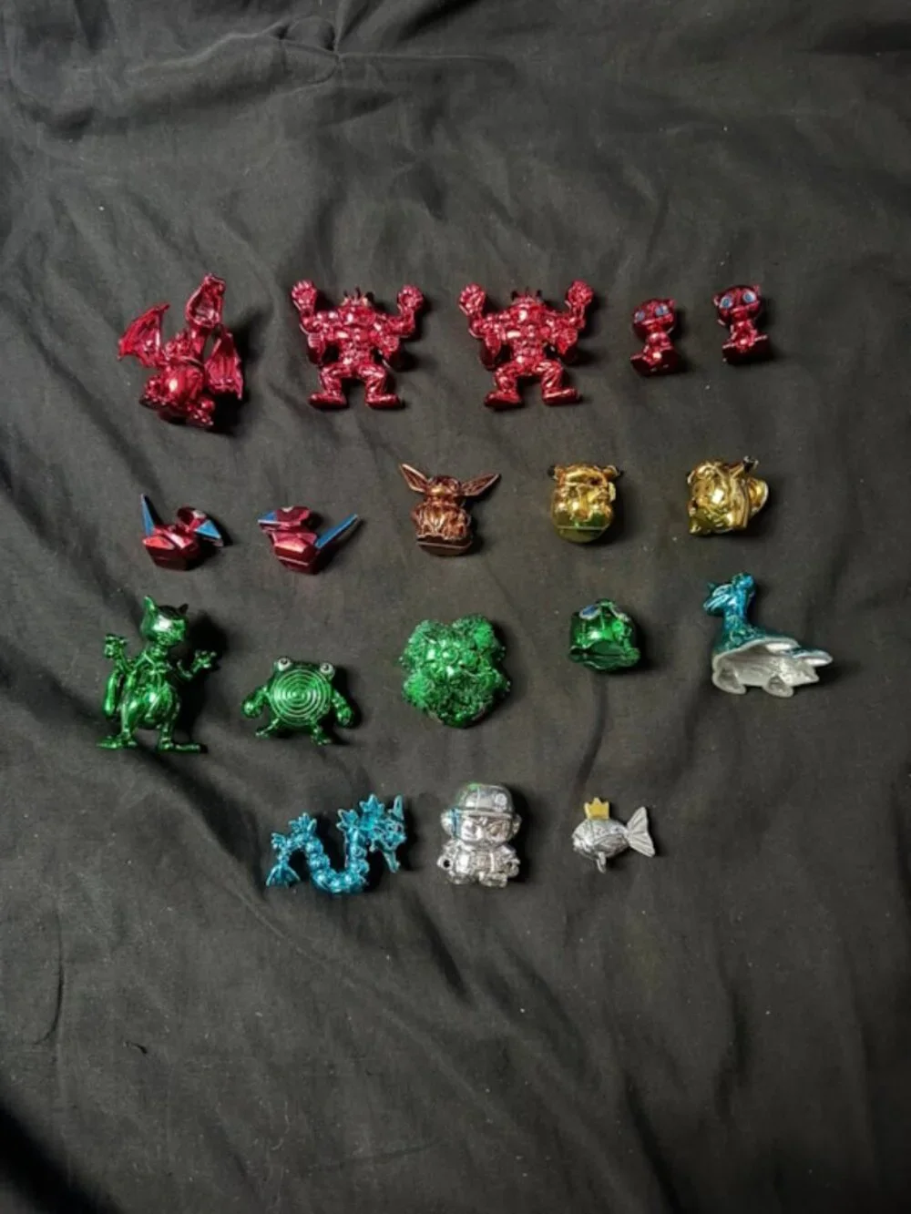 Virtua Pokemon Plastic Plating Figure Crome Lot